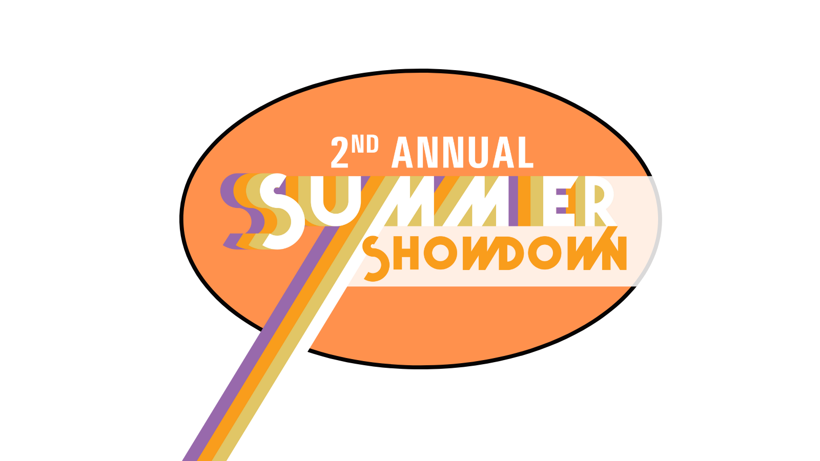 logo of SLFS summer showdown where classic movies are played at an independent theater in SLC